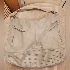 B Makowsky Purse Soft Gray